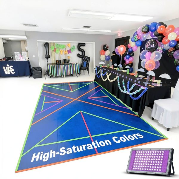 Neon Gaffer Tape Glostars 6 Color UV Fluorescent Tape 16.5ft 0.6in-1