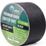 Gaffer Tape EdenProducts 2in x 90ft Black Matte Floor Tape-0