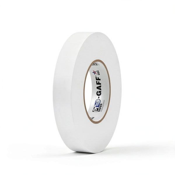 1 inch ProTapes Gaffer Tape Matte Cloth 11 mil 55 yd White-4