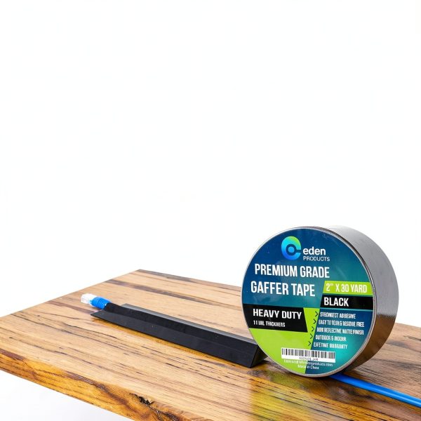 Gaffer Tape EdenProducts 2in x 90ft Black Matte Floor Tape-4