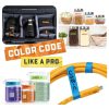 Lockport Colored Spike Tape Set 5-Pack Neon Gaffer Tape 1/2" x 20yd-2