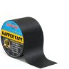 Black Gaffers Tape 4" x 30yd – Ealyder Heavy Duty No‑Residue Tape-1